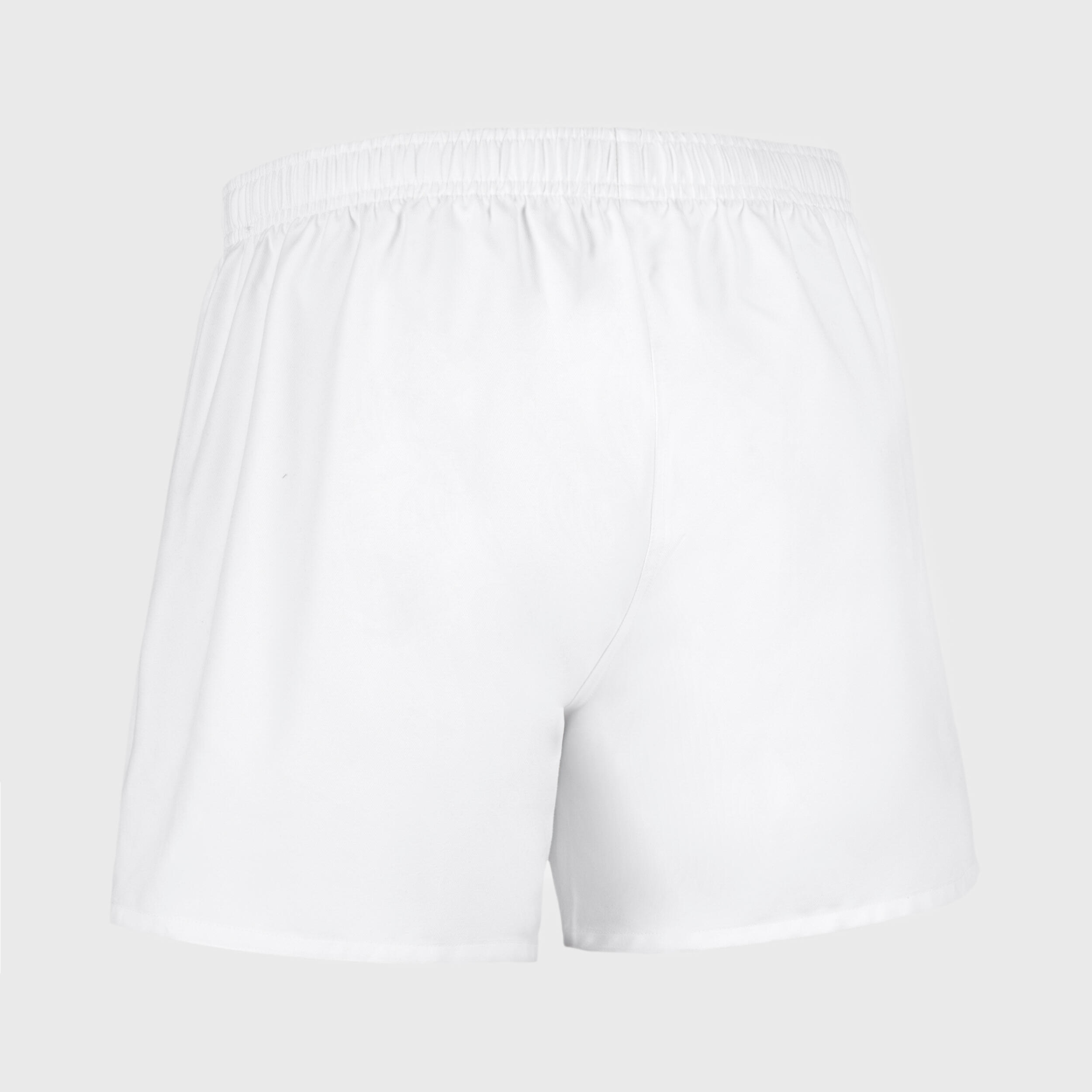 Kipsta - Seconde Vie - Short Rugby Adulte Avec Poches R100 Blanc - Bon - Short - Blanc|incolore - Decathlon