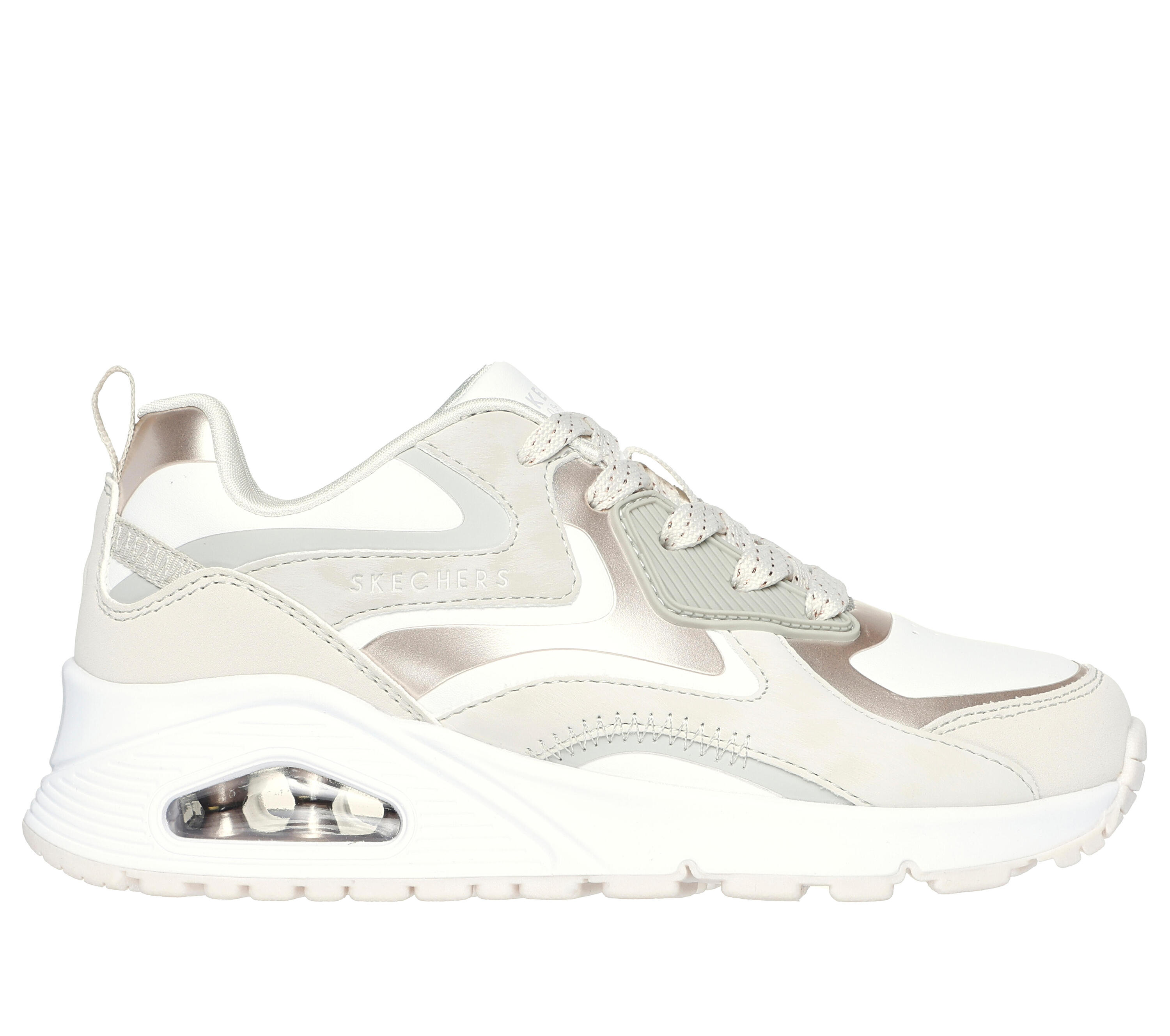 SKECHERS Bambini UNO GEN1 COLOR SURGE Sneakers Rosato chiaro / Beige 5/5