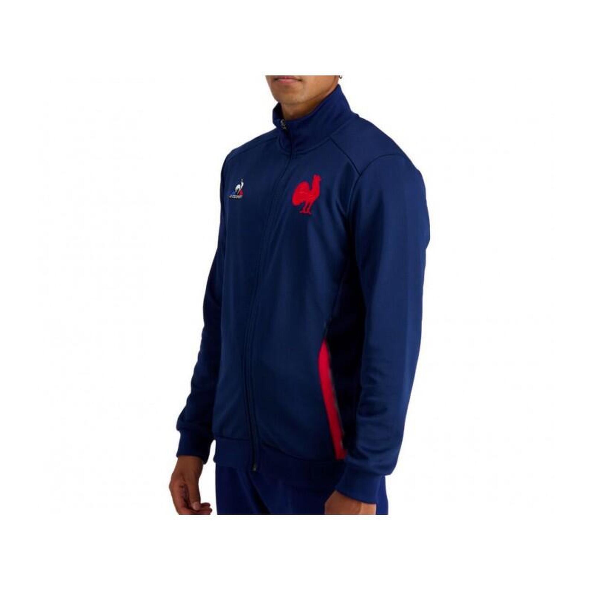 VESTE PRÉSENTATION ZIPPÉE FFR BLEU - LE COQ SPORTIF