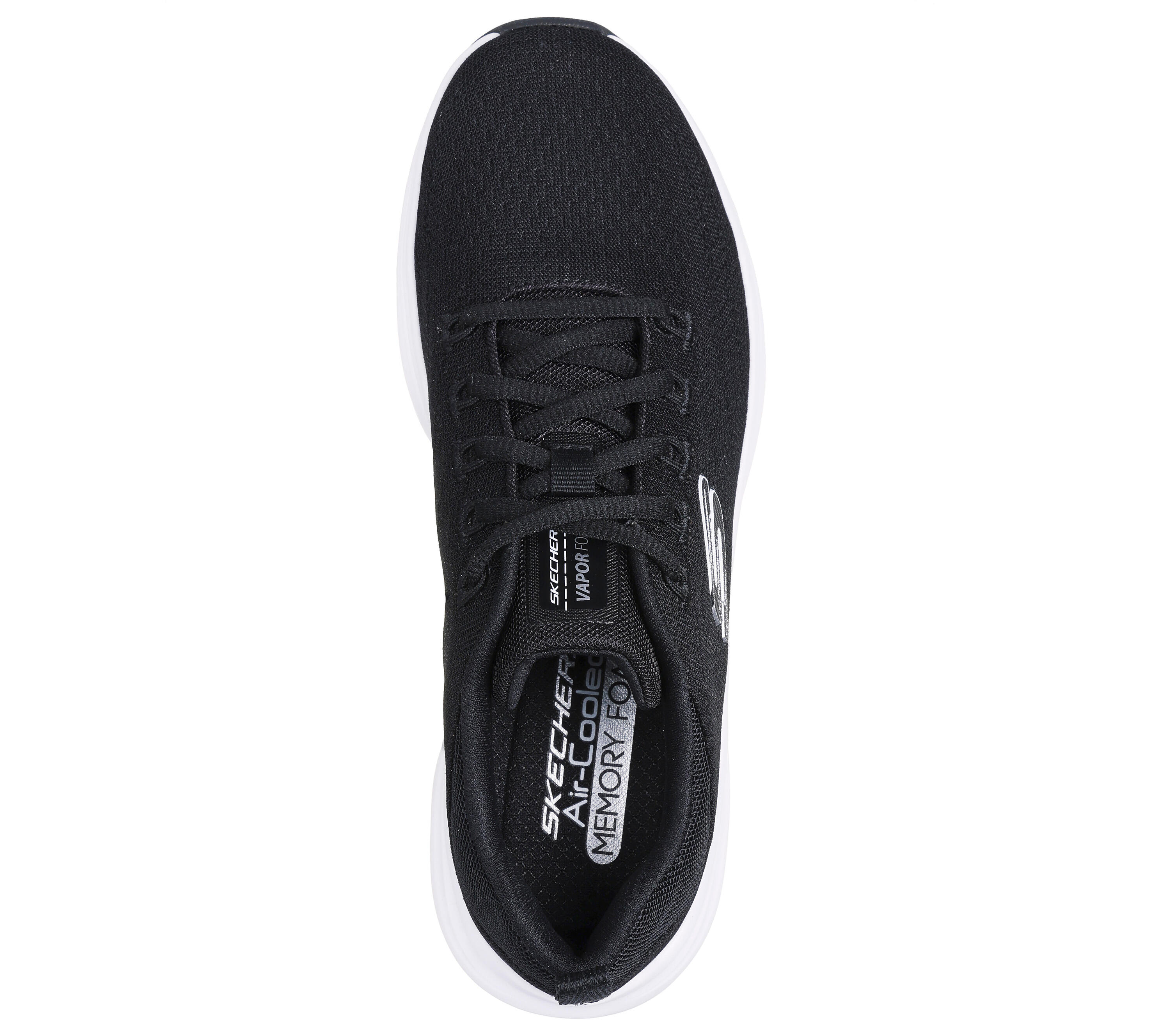 SKECHERS Femme VAPOR FOAM Sneakers Noir / Noir / Blanc 2/5