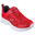 SKECHERS Kinderen DYNAMATIC Sneakers Rood / Zwart / Zilver