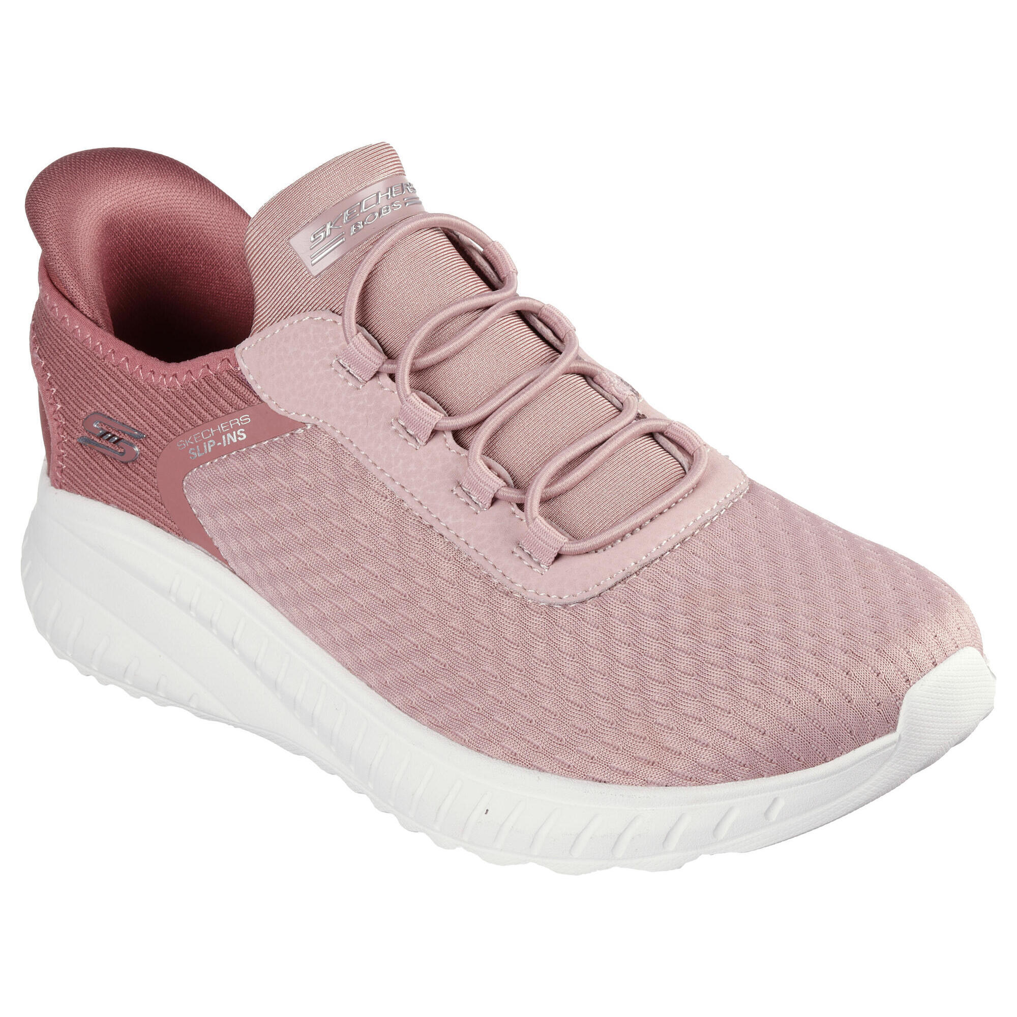 Skechers - Skechers Femme Bobs Squad Chaos In Color Sneakers Vieux Rose - Baskets - Rose - 41 - Decathlon