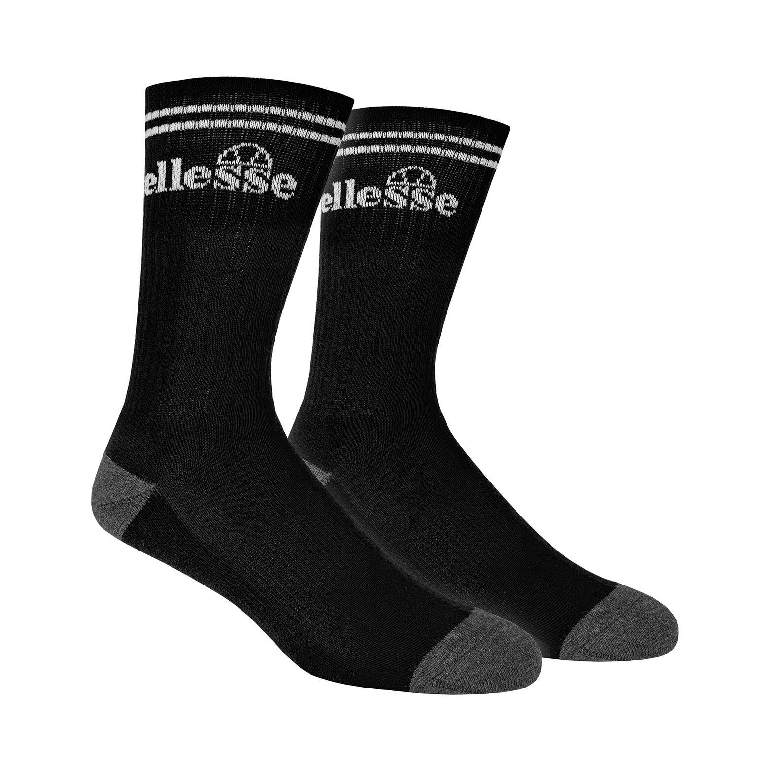 ELLESSE MEN'S 6PK CREW SOCKS 2/4