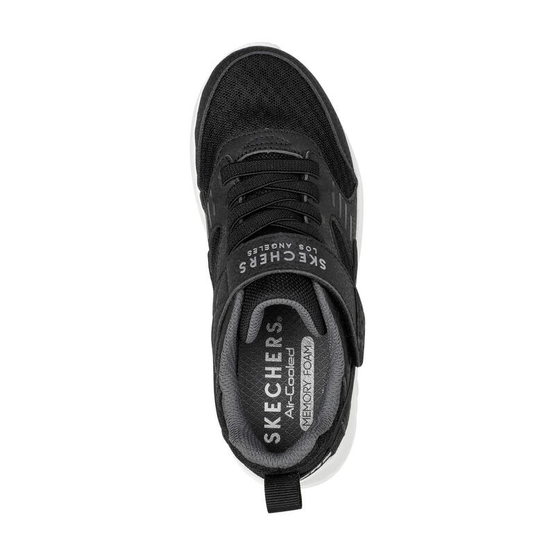 SKECHERS Bambini UNO LITE ZELTON Sneakers Nero / Nero / Bianco