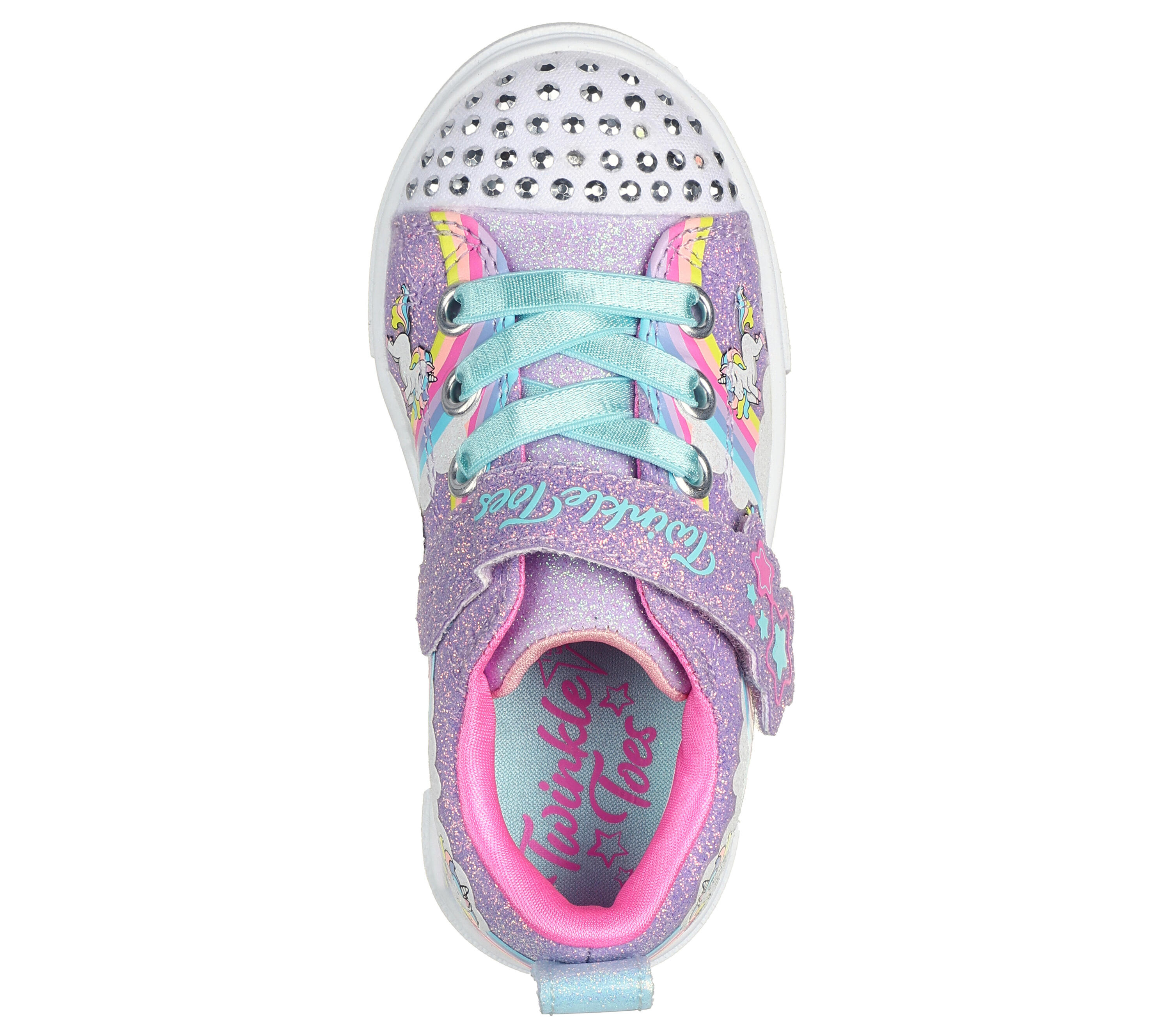 SKECHERS Enfants TWINKLE SPARKS JUMPIN' CLOUDS Sneakers Lavande 2/6