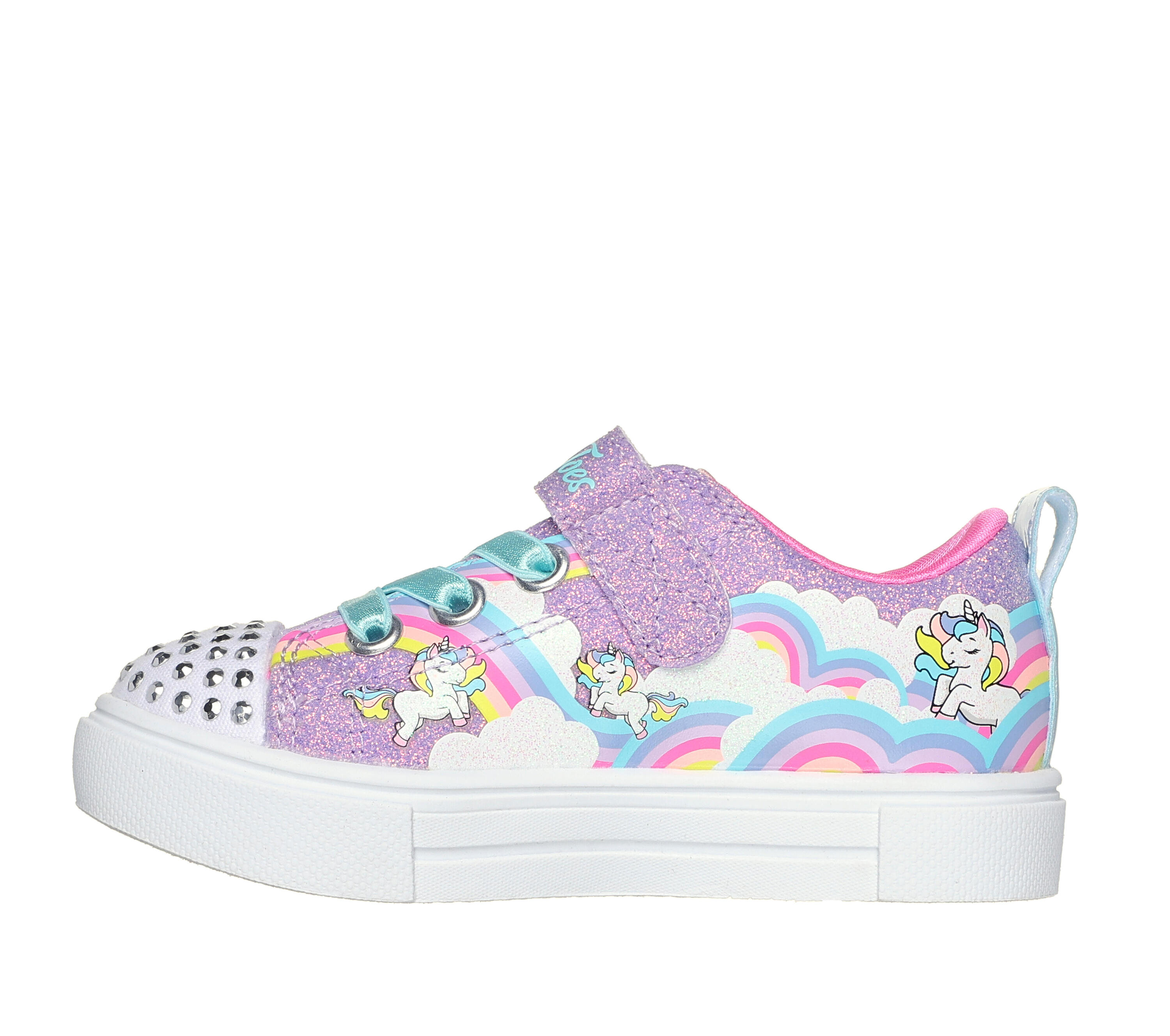 SKECHERS Enfants TWINKLE SPARKS JUMPIN' CLOUDS Sneakers Lavande 4/6