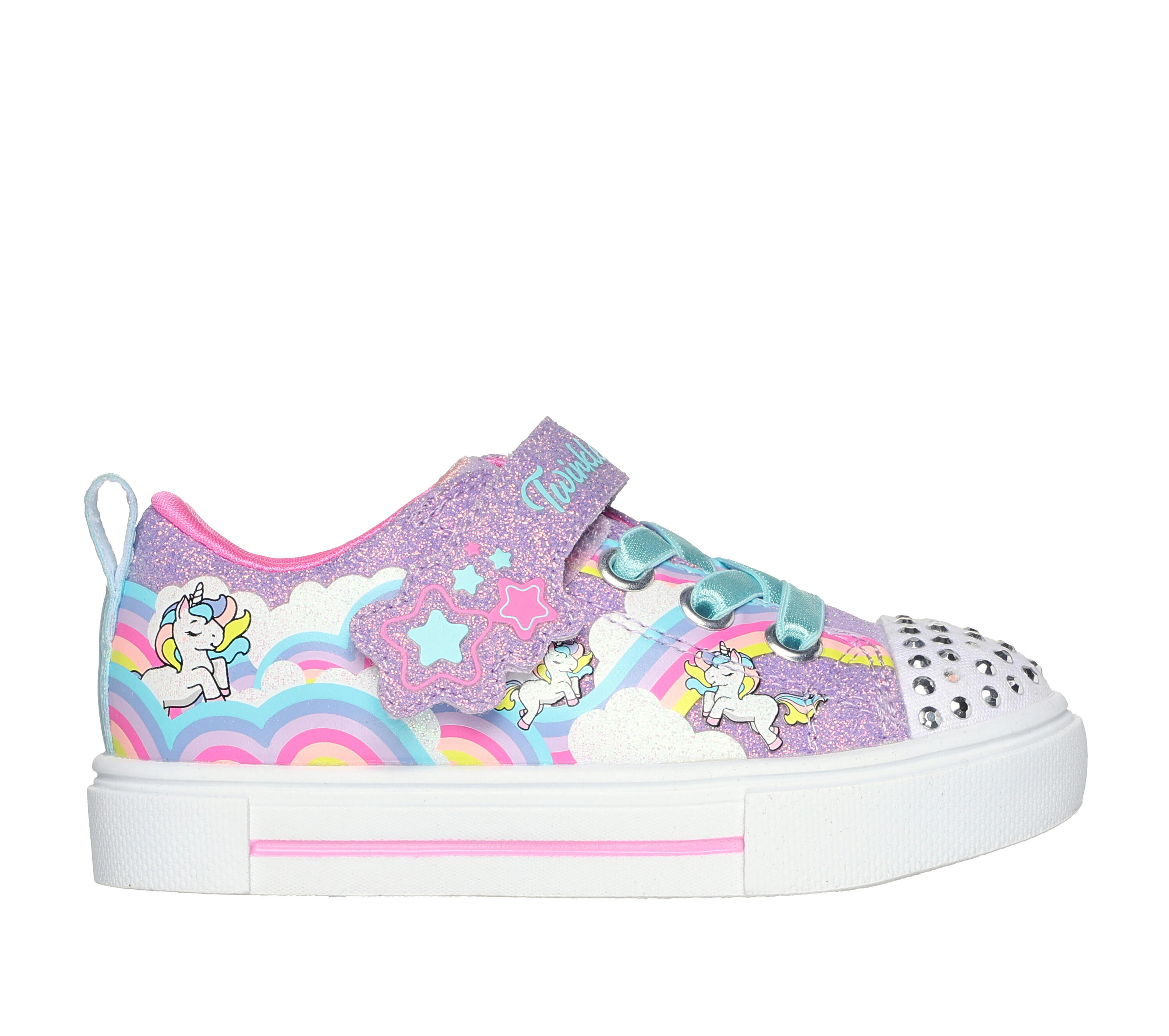 SKECHERS Enfants TWINKLE SPARKS JUMPIN' CLOUDS Sneakers Lavande 5/6