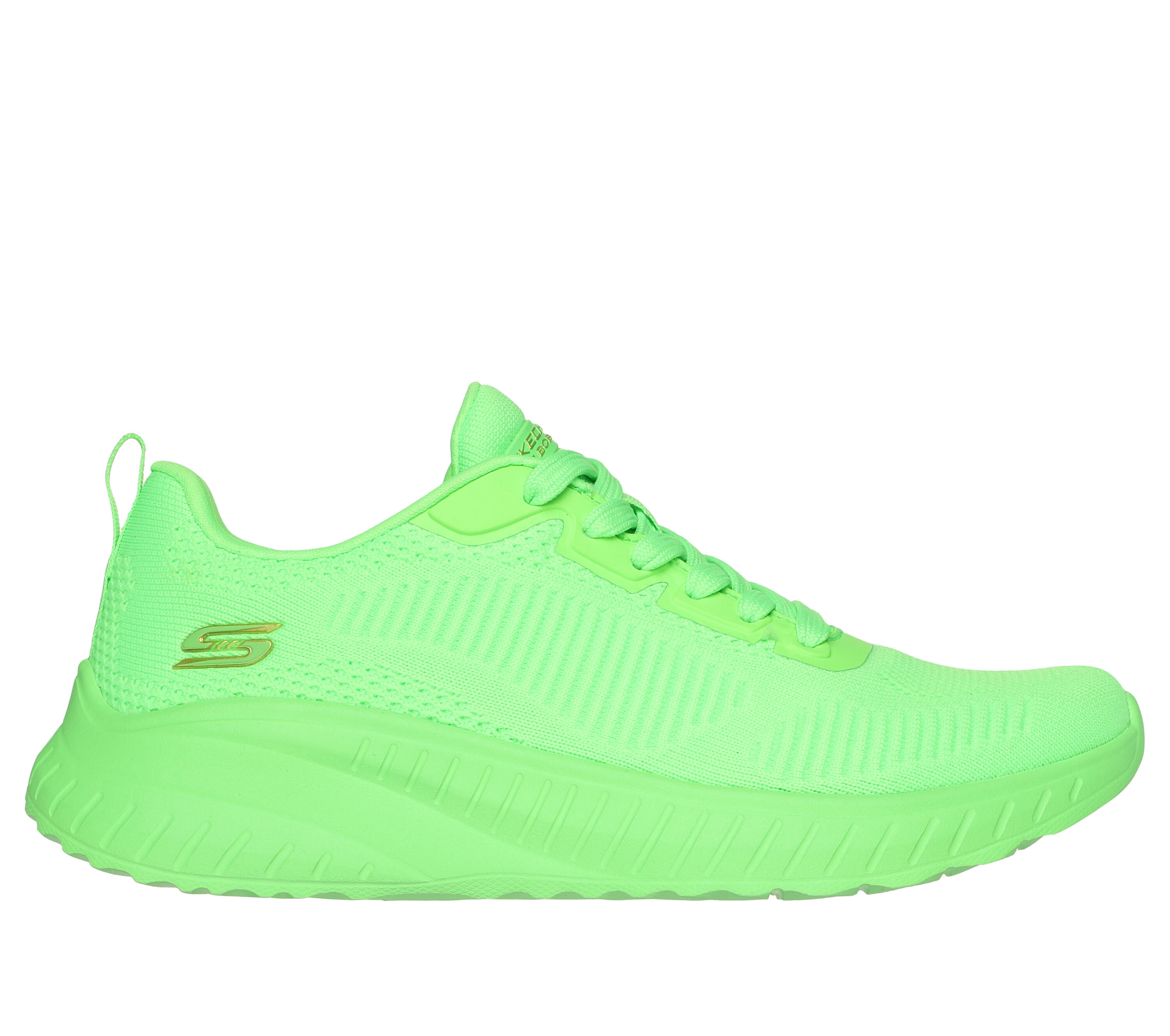 SKECHERS Femme BOBS SQUAD CHAOS COOL RYTHMS Sneakers Bleu Lime neón 5/15