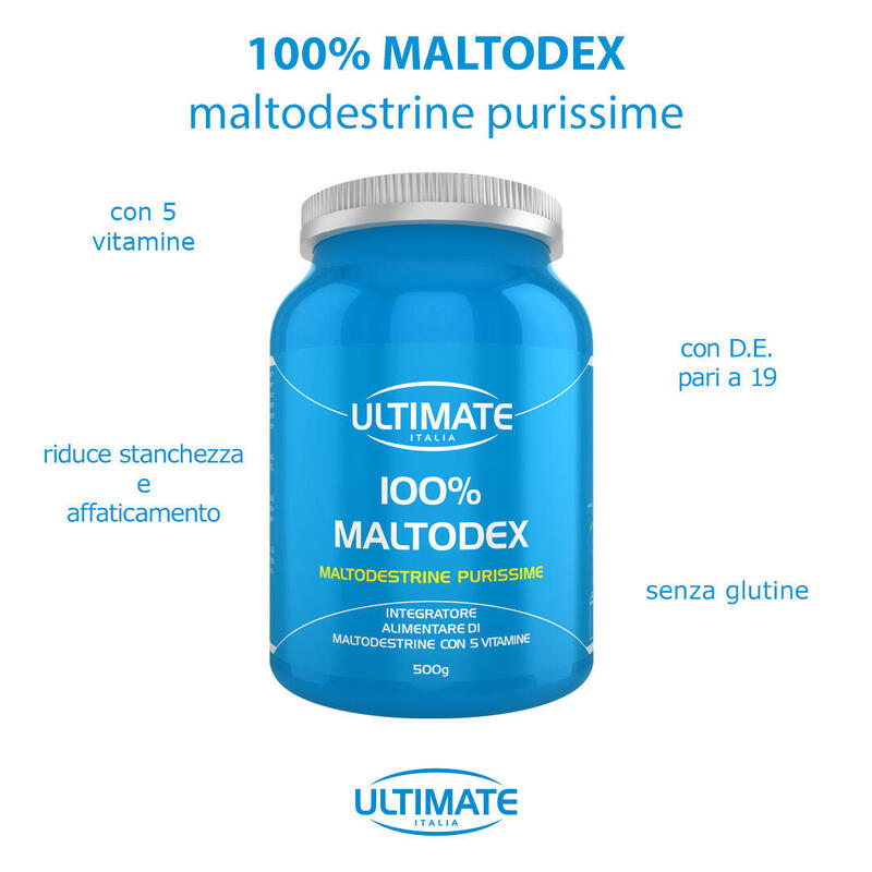 Integratore alimentare - 100% MALTODEX - 500g