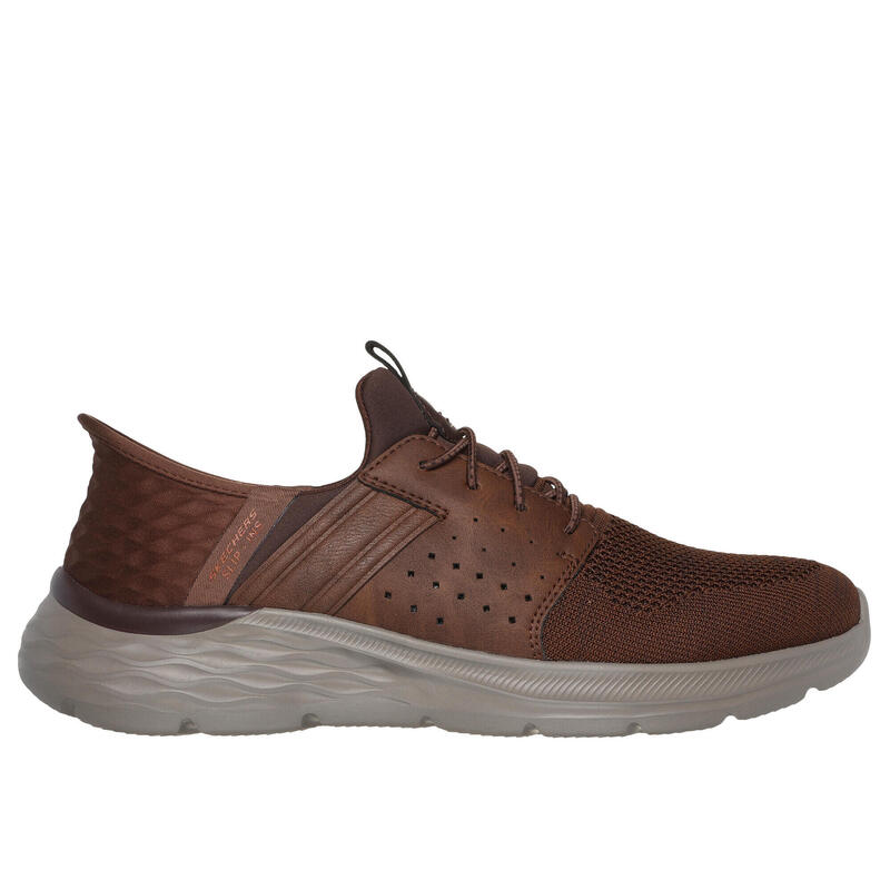 SKECHERS Homme GARNER NEWICK À enfiler Brun Brun foncé