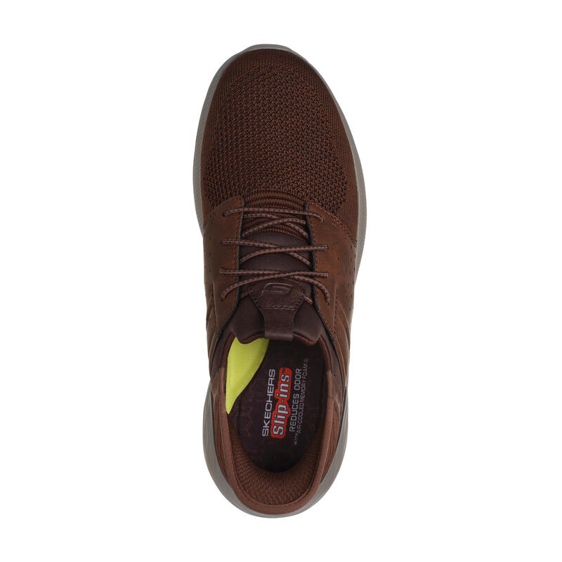 SKECHERS Homme GARNER NEWICK À enfiler Brun Brun foncé