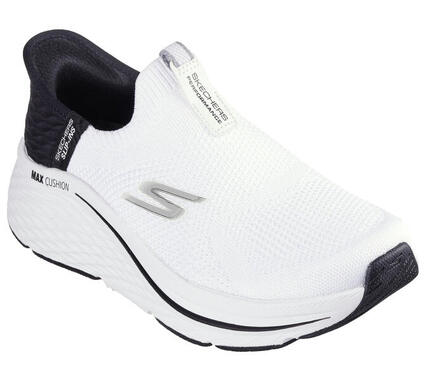 SKECHERS Dames MAX CUSHIONING ELITE 2.0 ETERNAL Opschuiven Zwart / Wit / Zwart
