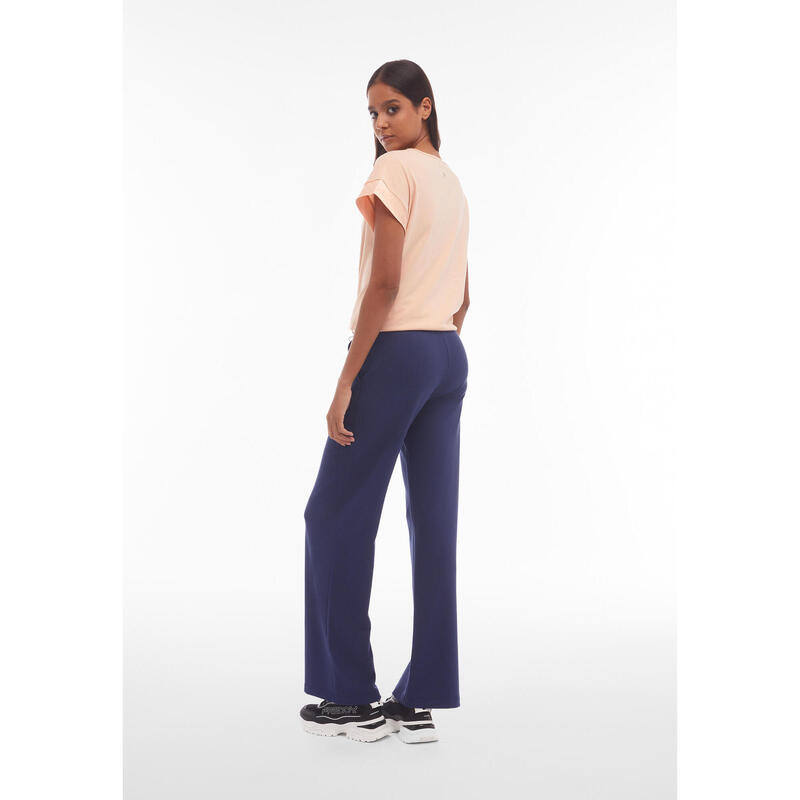 Pantaloni ampi da donna in french terry modal