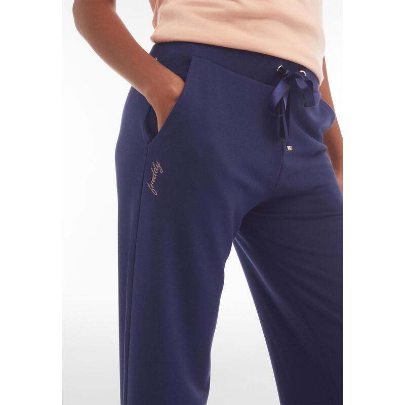 Pantaloni ampi da donna in french terry modal