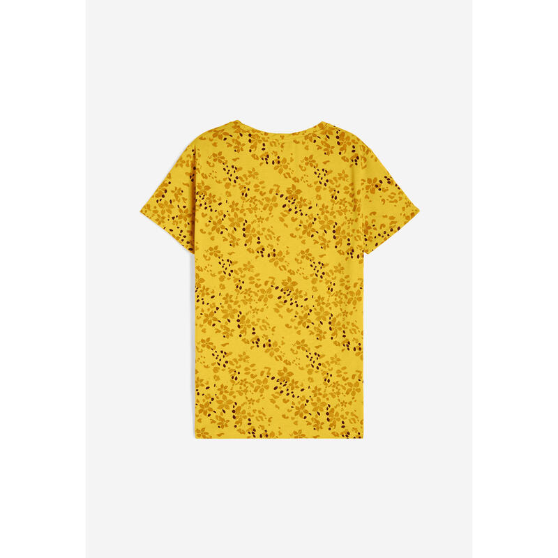 T-shirt confortable en jersey léger avec imprimé floral