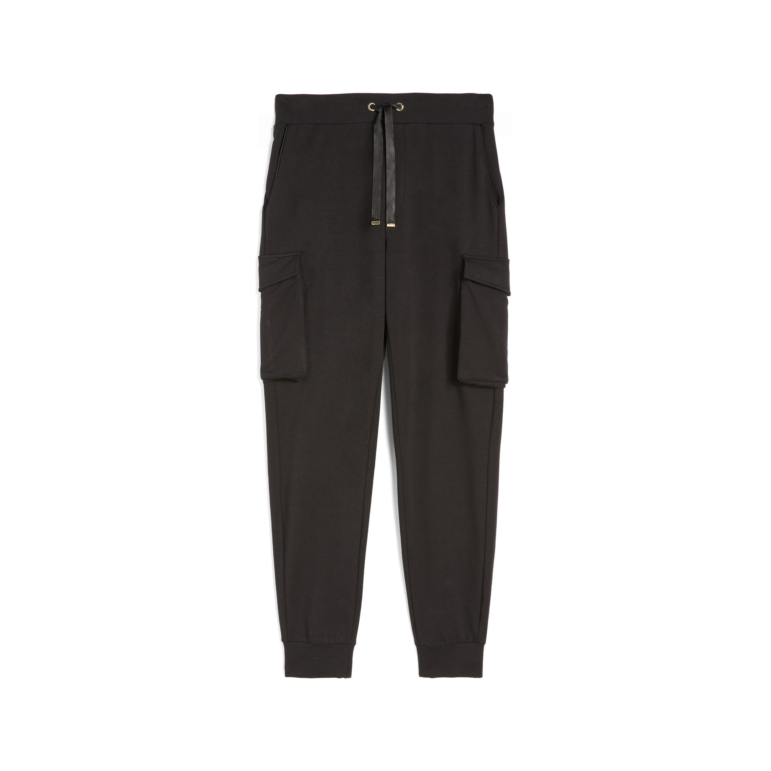 Pantaloni cargo da donna in french terry modal