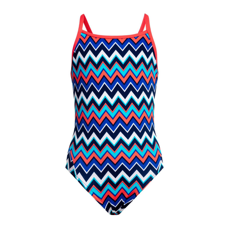 Funkita Diamond Back One Piece Nautical Mile kinderbadpak uit één stuk