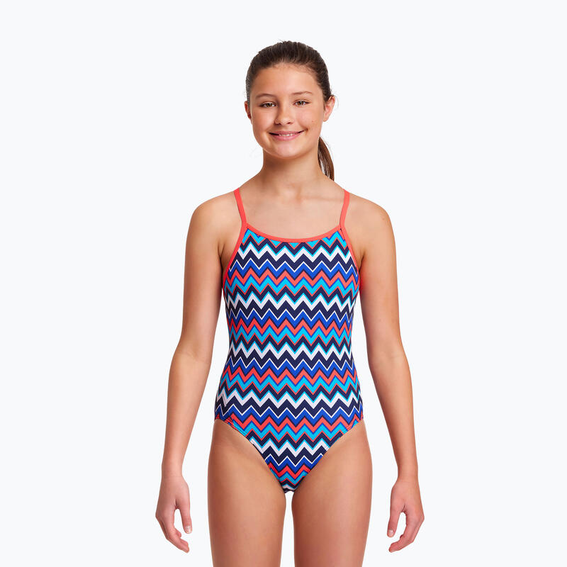 Funkita Diamond Back One Piece Nautical Mile kinderbadpak uit één stuk