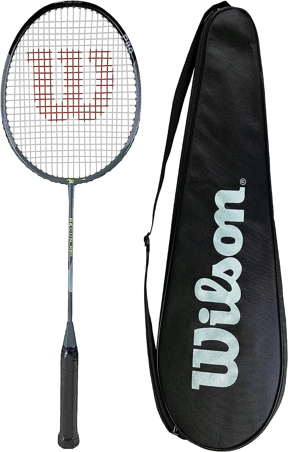 Wilson Recon P80 Badminton Racket, Carry Case & Shuttles 2/3