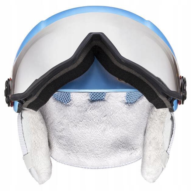 Kask narciarski Uvex Hlmt 400 visor style z szybką