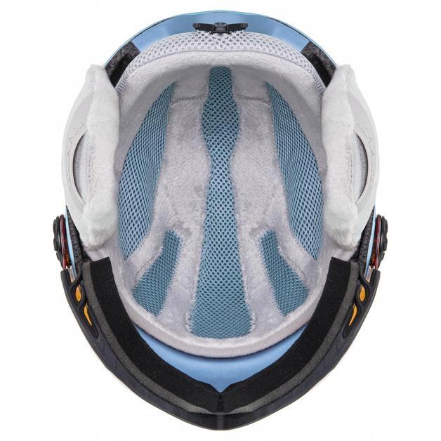 Kask narciarski Uvex Hlmt 400 visor style z szybką