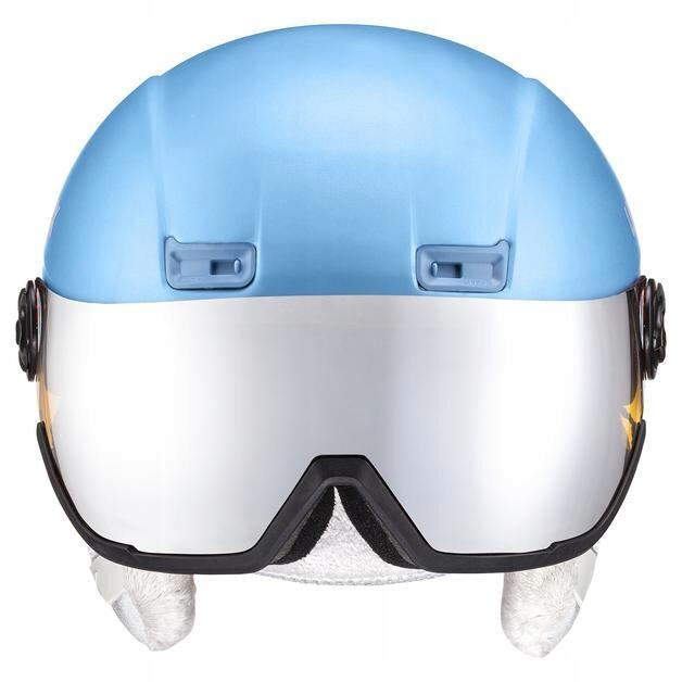 Kask narciarski Uvex Hlmt 400 visor style z szybką