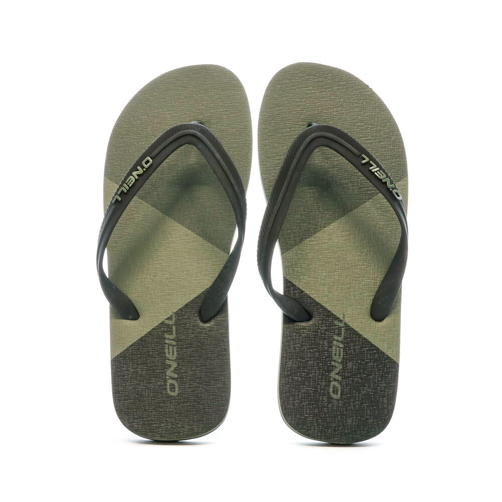 Tongs Noir/Kaki Homme O'Neill Profile Color Block 3/4