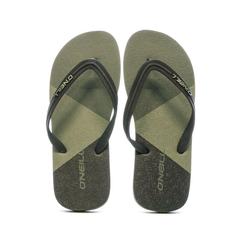 Tongs O'Neill Profile Color Block Sandals, Vert, Hommes