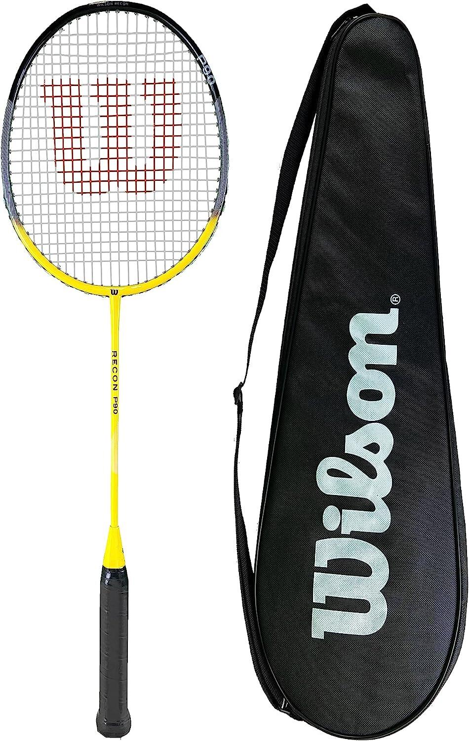 Wilson Recon P80 Badminton Racket, Carry Case & Shuttles RRP £70 2/3