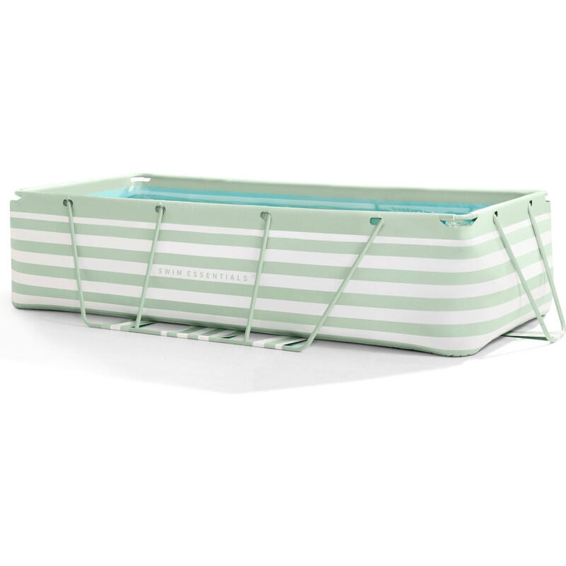 SWIM ESSENTIALS Swim Essentials | Verde/bianco Gestreept piscina fuori terra 400x200x100 cm incl