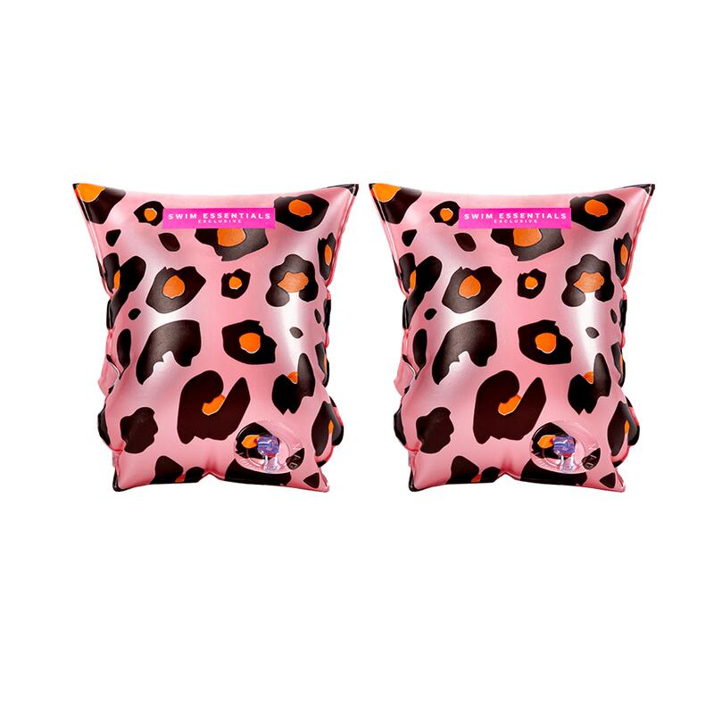 Swim Essentials | Bouées 2-6 ans | Rose Gold Leopard