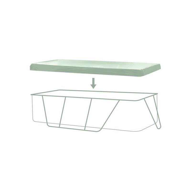 Swim Essentials Pool Abdeckplane grün, 400 x 200 cm 2/2