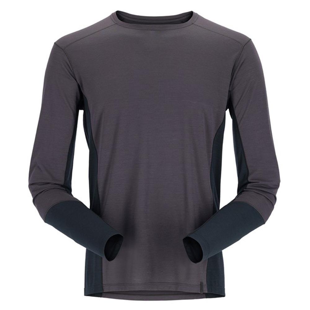 Rab Syncrino Merino Long Sleeve Baselayer Tee Graphene