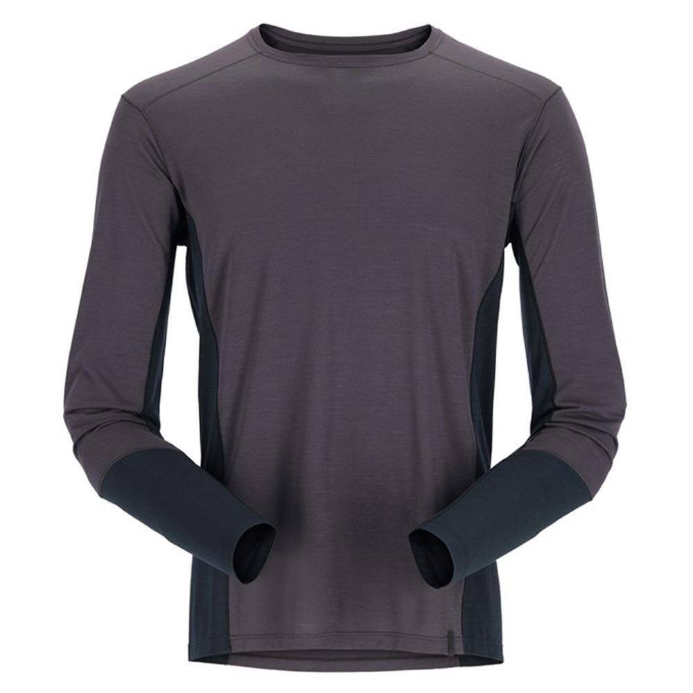 Rab Syncrino Merino Long Sleeve Baselayer Tee Graphene -  1