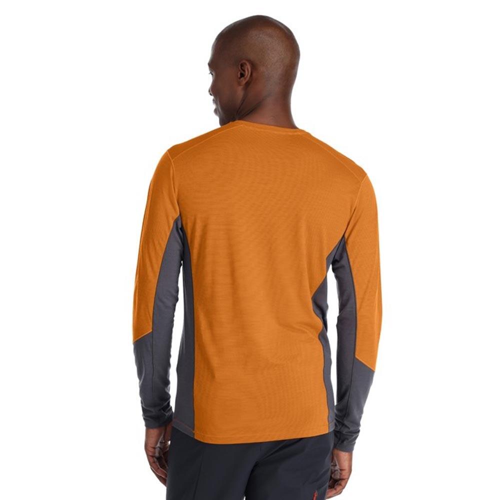 Rab Syncrino Merino Long Sleeve Baselayer Tee Marmalade