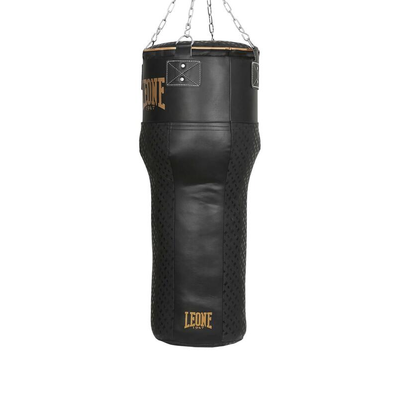 Saco de boxeo relleno de agua Leone 1947 premium 45 kg negro