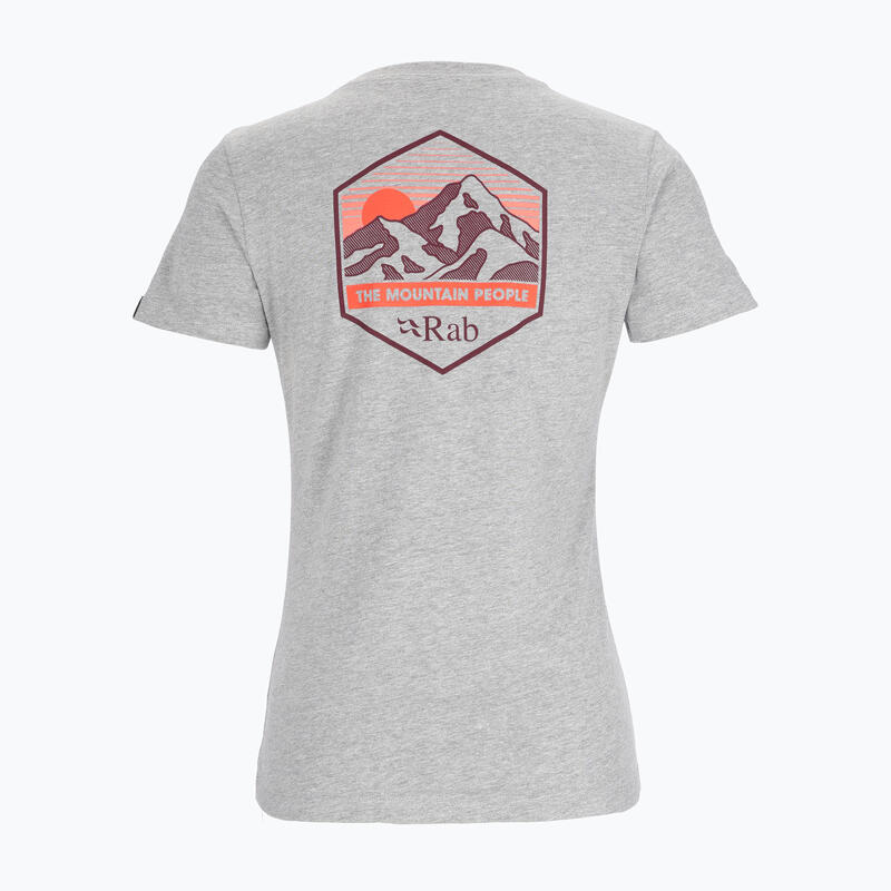 Tricou de trekking damă Rab Stance Mountain Peak