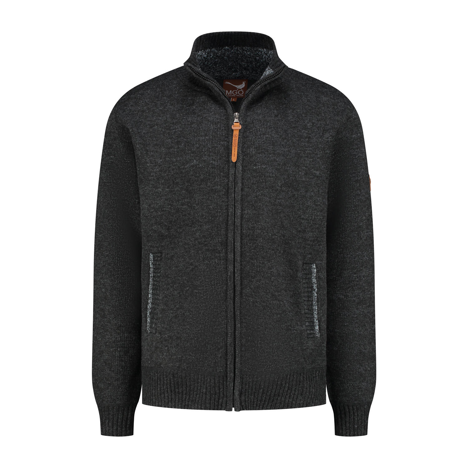 Mgo - Mgo Pine Cardigan - Veste Polaire Chaude - Hommes - Pull - Noir - 2xl. - Decathlon