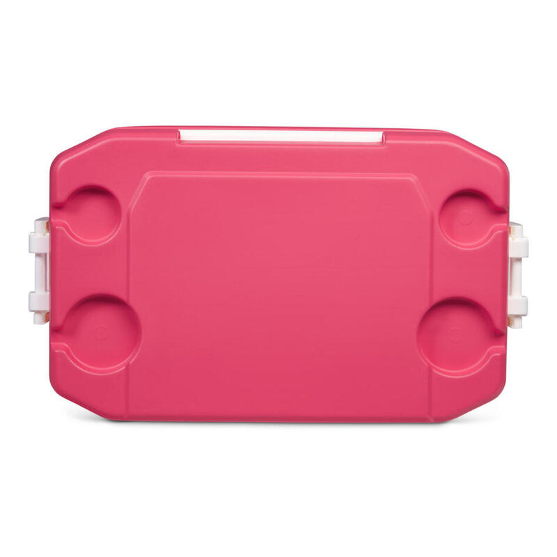 Nevera rígida Igloo Latitude 52 PINKISHRED Color Rosa capacidad de 49 litros