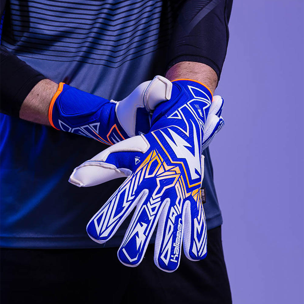 Kaliaaer PWRLITE FaderBlaze Azure Neg Touch Feel J Goalkeeper Gloves 3/4