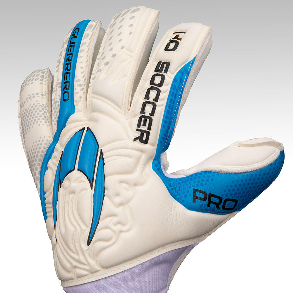 HO Soccer Guerrero Pro Negative Aqua Junior Goalkeeper Gloves 4/4