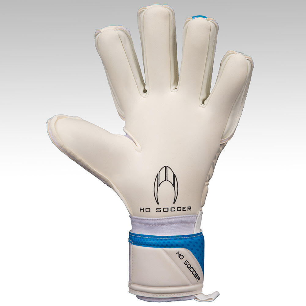 HO Soccer Guerrero Pro Negative Aqua Junior Goalkeeper Gloves 3/4