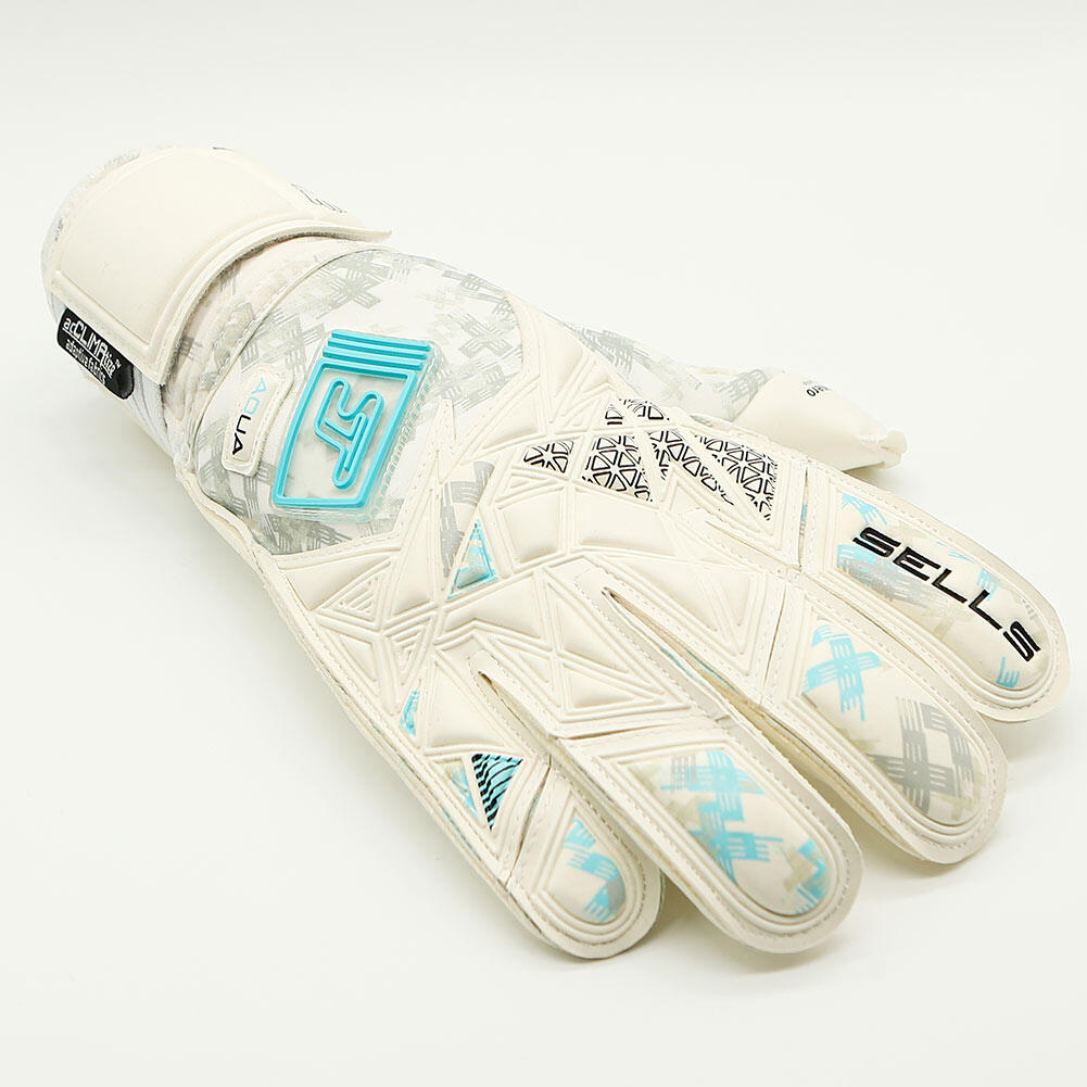 SELLS Wrap Aqua Prime Junior Goalkeeper Gloves 2/4