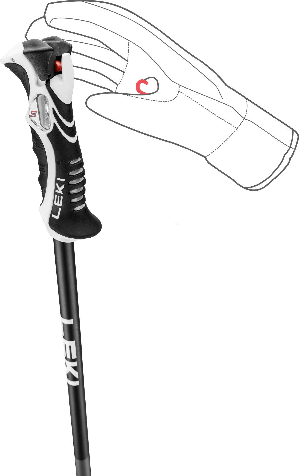 LEKI Bold Lite S Ski-Alpinstock 4/5