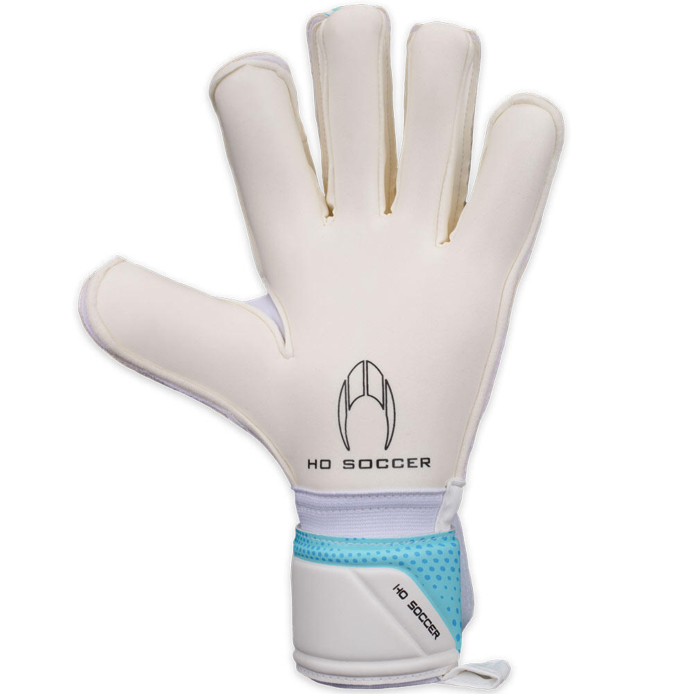 HO Soccer Guerrero Pro Roll/Neg Aqua Junior Goalkeeper Gloves 3/4