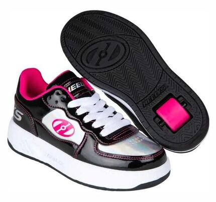 Heelys Rezerve Low Noir/Pink Chaussures à Roulettes