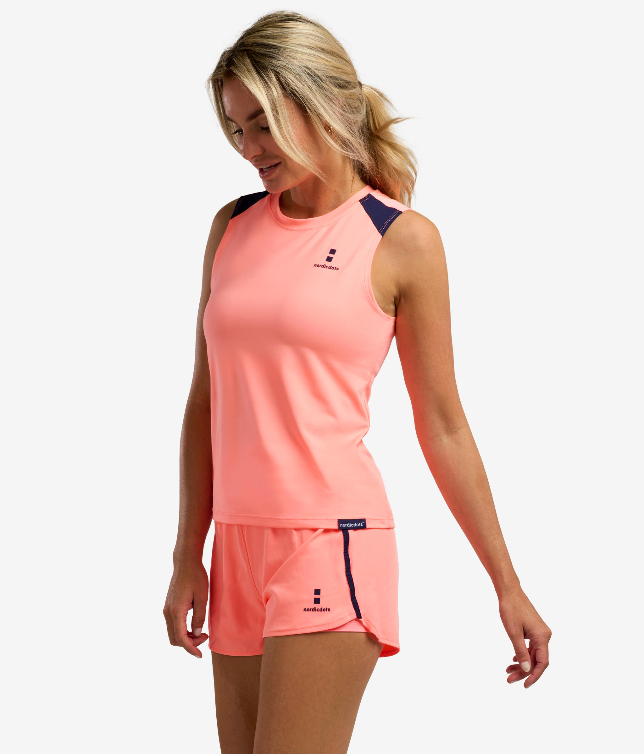 Performance Tennis/Padel Tank-Top Damen Melon 2/4