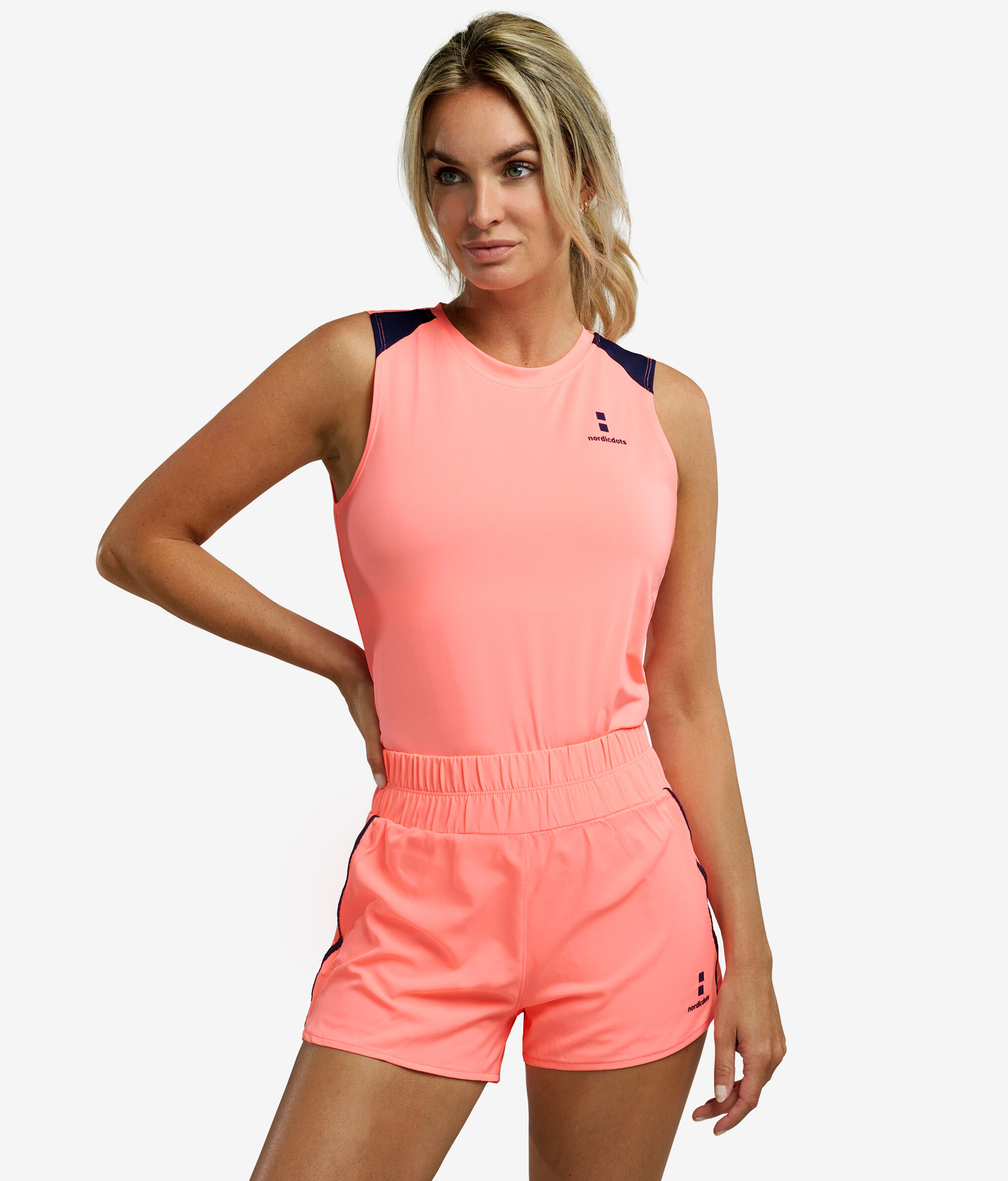 NORDICDOTS Performance Tennis/Padel Tank-Top Dames Melon