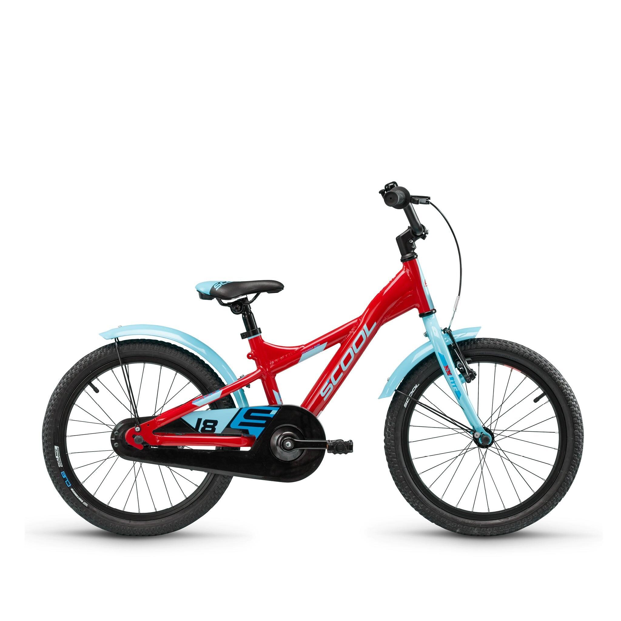 S'COOL Kinderfahrrad Jungen 18 Zoll -  S'COOL Xxlite Rot