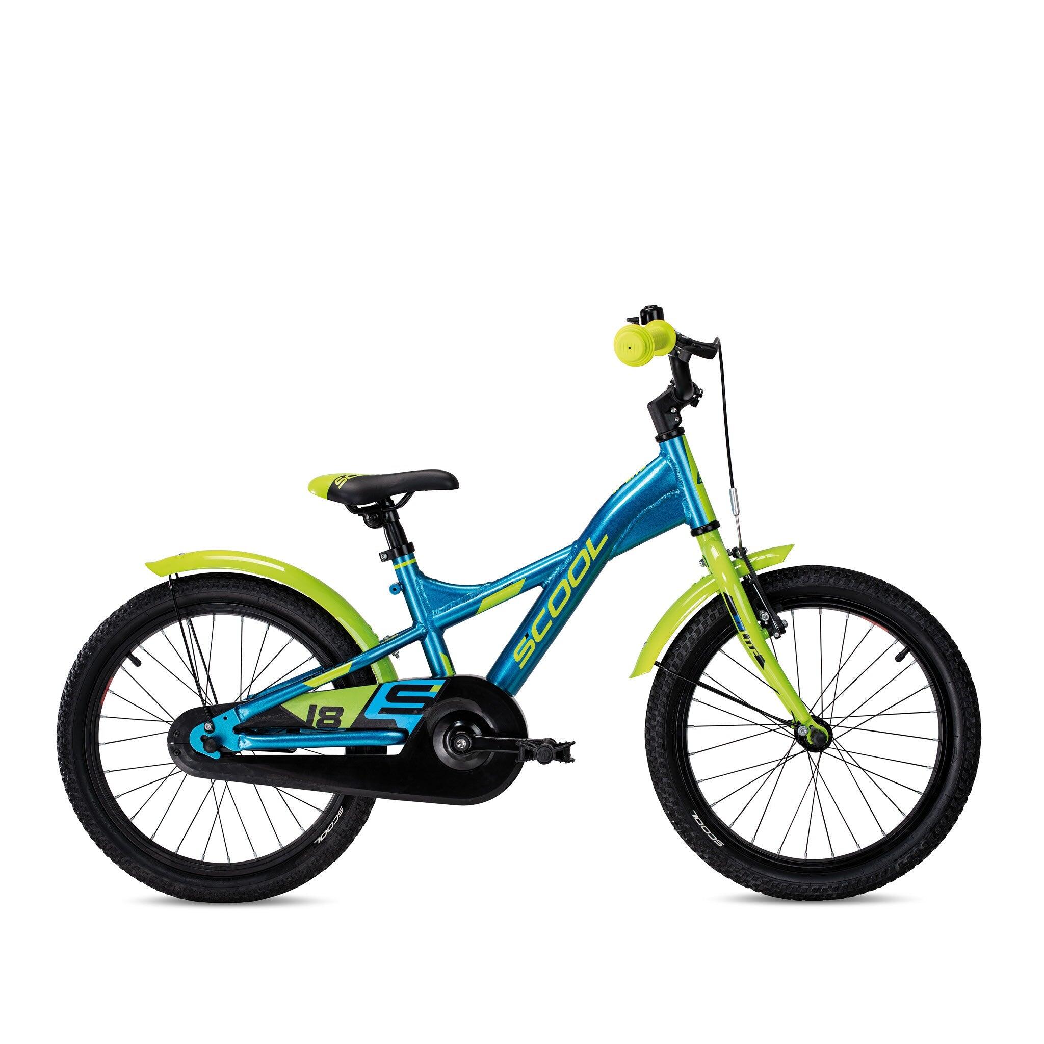 S'COOL Kinderfahrrad Jungen 18 Zoll -  S'COOL Xxlite Blau